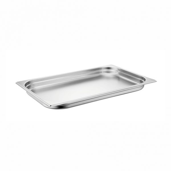 1-1 Size Stainless Steel Gastronorm Pan(M2 Series), anti-jamming, 530x325x40mm, thickness 0.6mm, 4.5L4.8u.s.qt-M21040QB