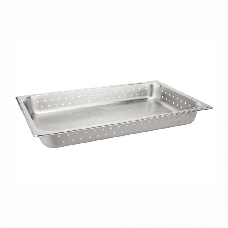 1/1 Size Stainless Steel Gastronorm Perforated Pan, 530x325x65mm ...