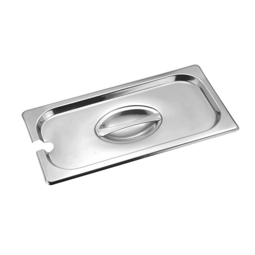 1/3 Size Stainless Steel Gastronorm Pan Notched Cover, 325x176mm ...