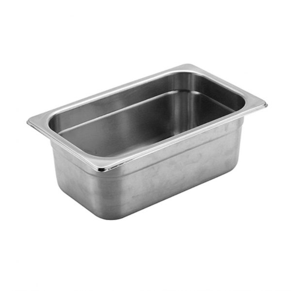 1/4 Size Stainless Steel Gastronorm Pan, anti-jamming, 265x162x100mm ...