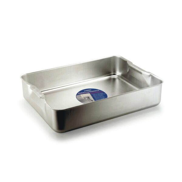 Extra Deep Aluminium Roasting Dish with Integrated Handles 419x305x152mm-ABRE1612L