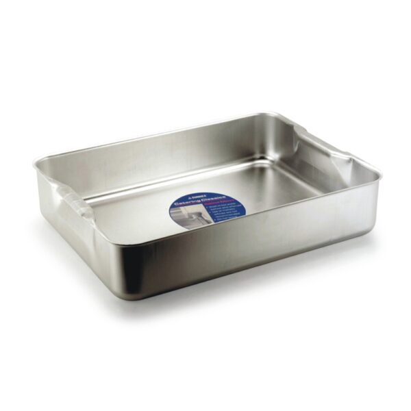 Extra Deep Aluminium Roasting Dish with Integrated Handles 470x356x152mm-ABRE1814L