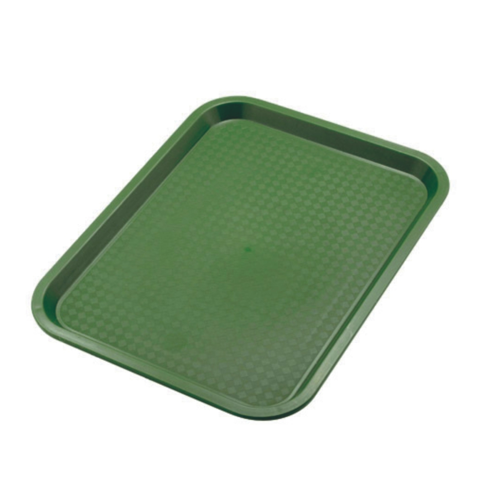 Polypropylene Fast Food Tray 455x355mm/18x14inch (Dark Green) - Sunnex ...