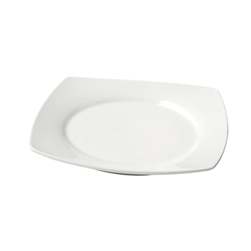 Porcelain Square Coupe Plate 21cm/8.5inch - Sunnex Products Ltd.