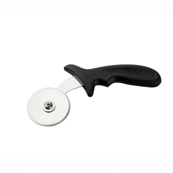 Stainless Steel Pizza Cutter 6cm Wheel with Black Plastic Handle (MPH ...