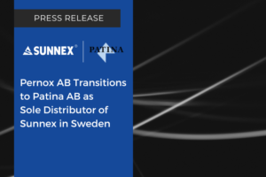 Press Release: Pernox AB Transitions to Patina AB as Sole Distributor of Sunnex in Sweden