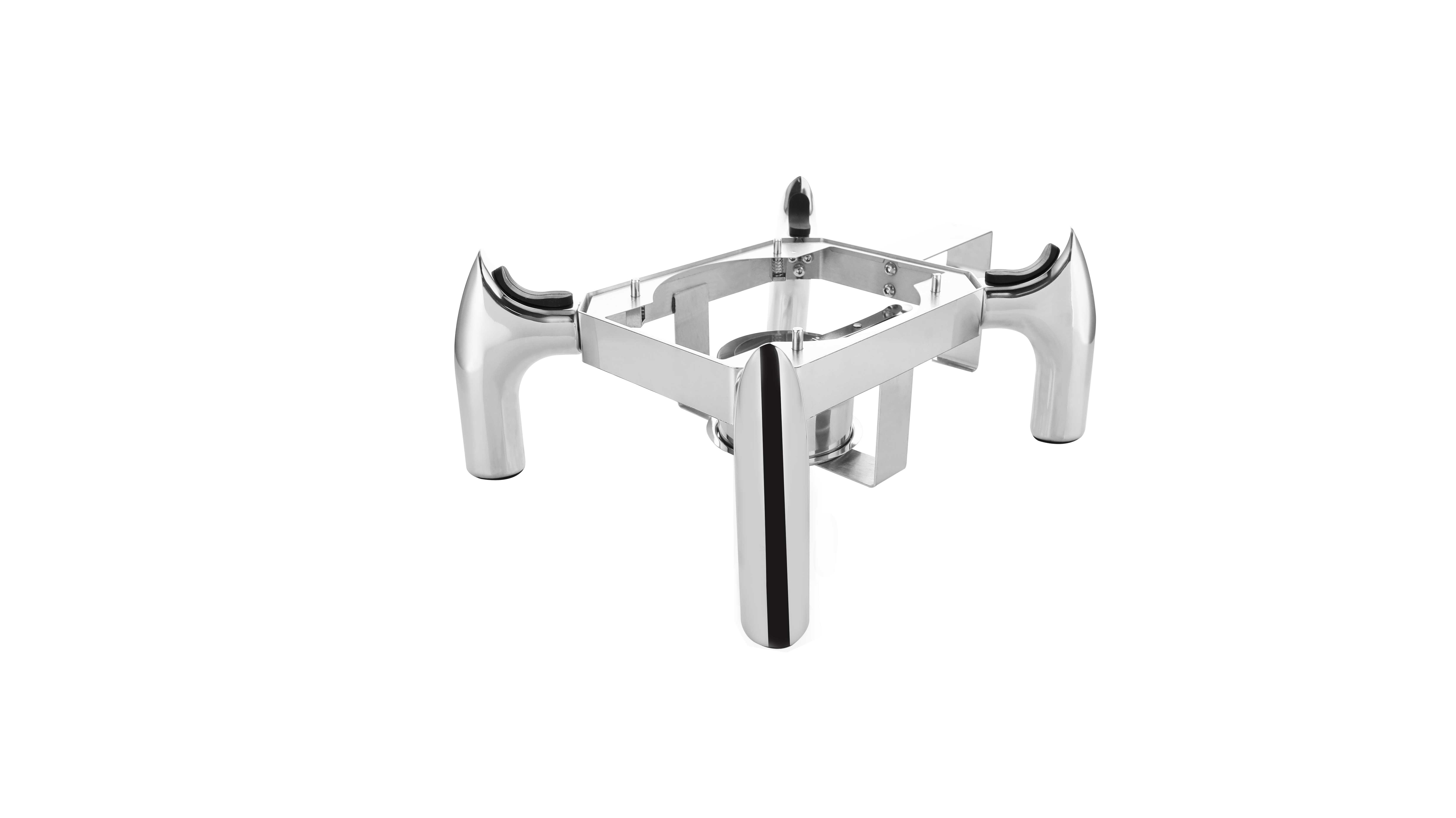 Enhance the presentation of half-size chafer with this stylish curved legs stand